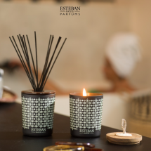 ESTEBAN-TECK-TONKA-Bougie-deco-parfumee-rechargeable-Diffuseur-deco