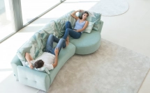 Canapé Fama Valentina Fama-canapé-Cosy-Courbe-Valentina-4-places-Tissus-01