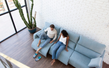 Canapé Relax Fama Axel Fama-canapé-de-relaxation-Axel-3-places-Tissus-B04