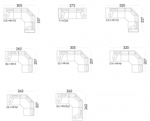 Canapé Calessi Canapé Fama Calessi