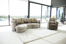 Fama Canapé Afrika Fama-canapé-Modulaire-Arrondi-Afrika-Tissus-Gris-Club-01